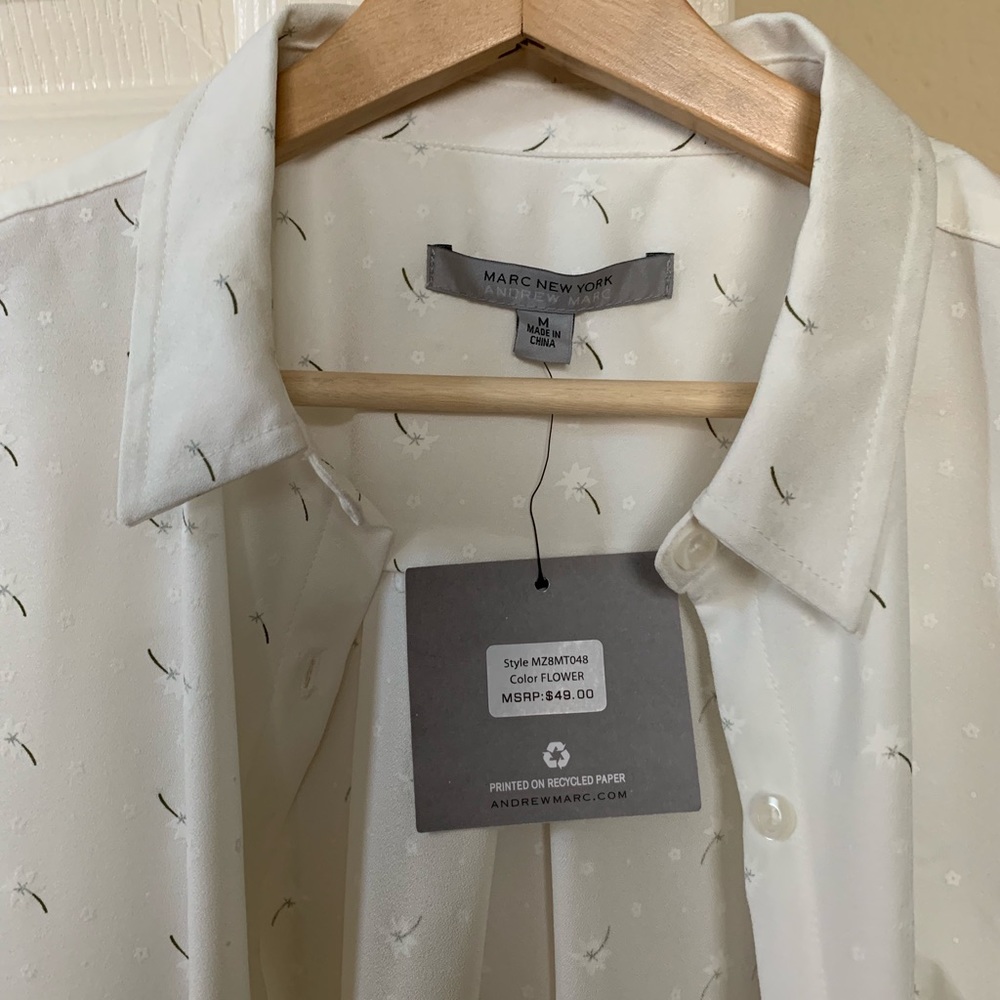 NWT Andrew Marc blouse - Picture 2 of 8